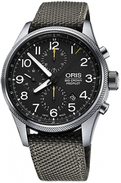 Buy this new Oris Big Crown ProPilot Chronograph 44mm 01 774 7699 4134-07 5 22 17FC mens watch for the discount price of £2,040.00. UK Retailer.